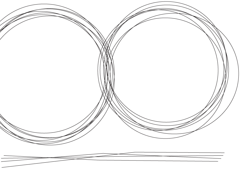 Stilizovana ilustracija logotipa u linijskom BizArt stilu.