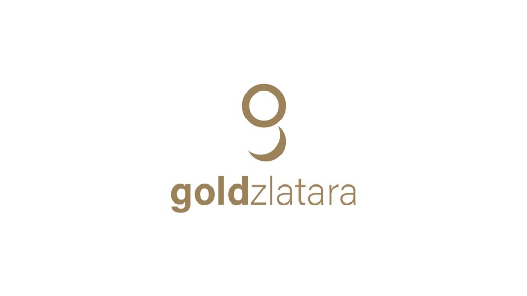 Gold Zlatara – logotip zlatarske radnje sa stilizovanim znakom u zlatnoj boji.